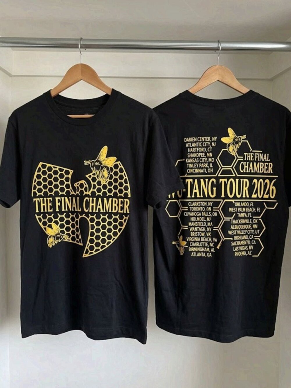 Wu-Tang Clan The Final Chamber Tour 2026 T-Shirt Reprint
